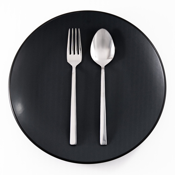 24 Pieces Olympos Dinner Cutlery Set 3 mm - Silver
