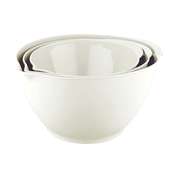 3 Pieces Luna Mixing Bowls Set - Off White