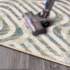 160 x 230 cm Nova Wavy Mirage Decorative Rug - Green / Cream