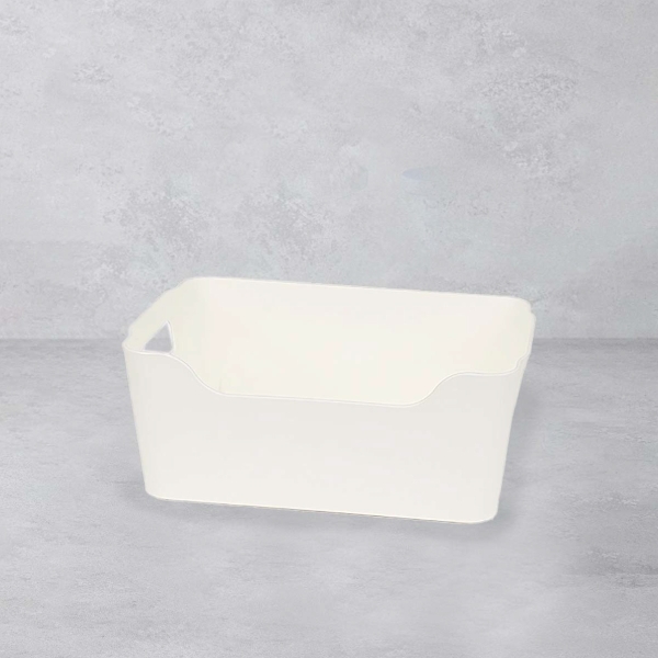 1.8 L Luna Plastic Organizer - White