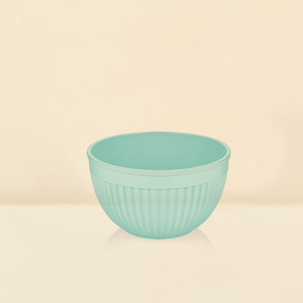 2 L Sapphire Round Bowl - Aqua Green