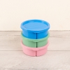 2 Parts Smart Plastic 600 ml Storage Container - Pink