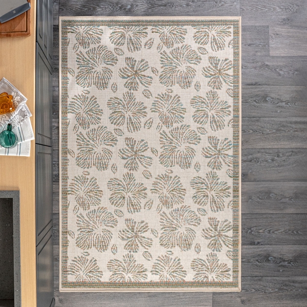 120 x 170 cm Nova Nature's Tapestry Decorative Rug - Green