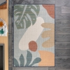 160 x 230 cm Nova Autumn Garden Decorative Rug - Green / Cream