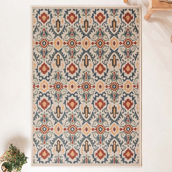240 x 330 cm Nova Moroccan Night Indoor Outdoor Decorative Rug - Multicolor