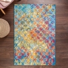 120 x 170 cm Jardin Floral Burst Decorative Rug - Multicolor