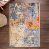120 x 170 cm Jardin Abstract Patterns Decorative Rug - Multicolor