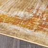 240 x 330 cm Jardin Vintage Texture Decorative Rug - Brown / Gold