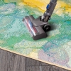 200 x 280 cm Jardin Watercolor Flow Decorative Rug - Blue / Green