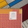 120 x 170 cm Jardin Geometric Patchwork Decorative Rug - Yellow / Blue