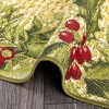 120 x 170 cm Jardin Holiday Harvest Decorative Rug - Beige / Green