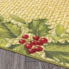 120 x 170 cm Jardin Holiday Harvest Decorative Rug - Beige / Green