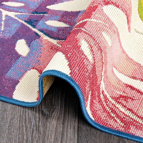 160 x 235 cm Jardin Tropical Breeze Indoor Outdoor Decorative Rug - Multicolor