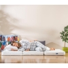 80 x 180 x 11 cm Tokyo Guest 2 in 1 Bed Mattress and Pouf - Grey