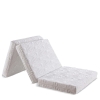 80 x 180 x 11 cm Tokyo Guest 2 in 1 Bed Mattress and Pouf - Grey