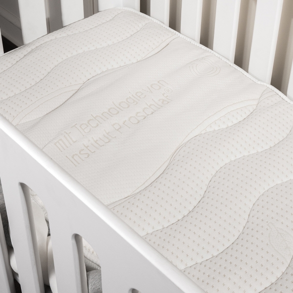 60 x 120 x 8 cm Cozy Mit Baby Mattress - White 