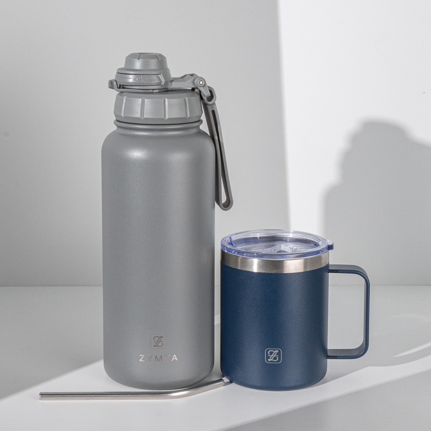 2 Pieces Stainless Steel Vacuum Ins..