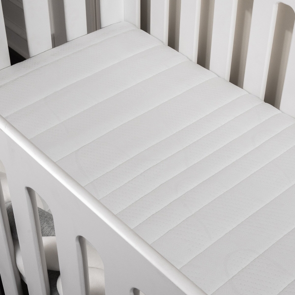 60 x 120 x 8 cm Promo Waves Baby Mattress - White 