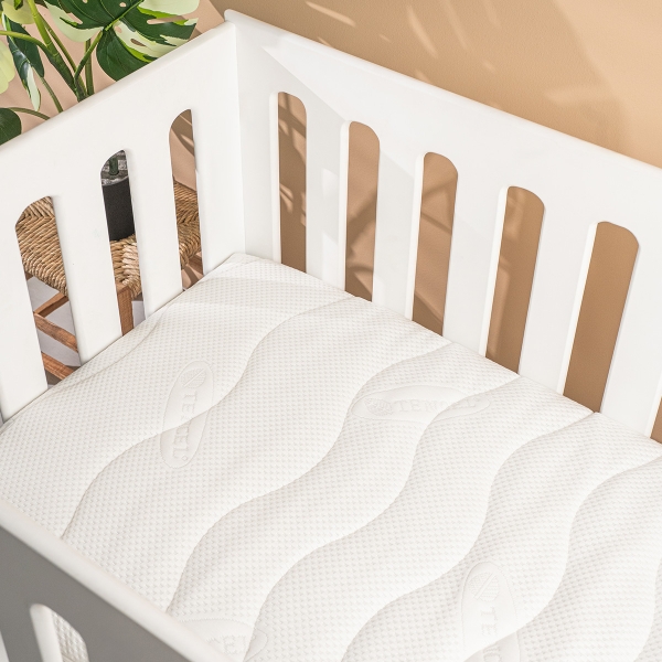 70 x 110 x 8 cm Comfort Tencel Baby Mattress - White 