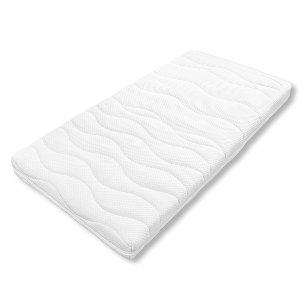 60 x 120 x 8 cm Comfort Pixie Spots Baby Mattress - White 