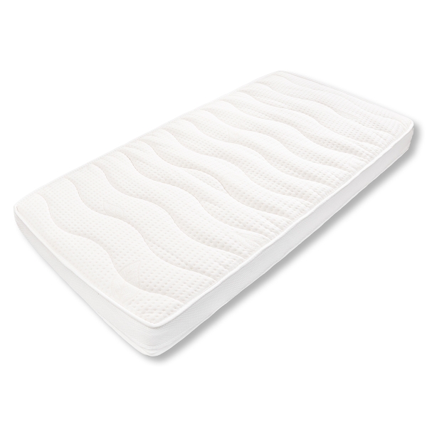 60 x 120 x 8 cm Cozy Leaves Baby Mattress - White 