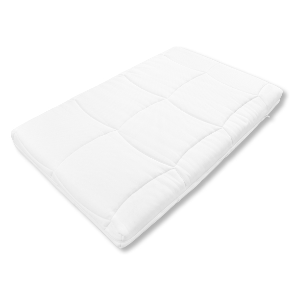70 x 110 x 8 cm Comfort Borda Baby Mattress - White 
