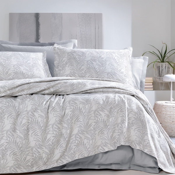 3 Pieces Agape Double Bedspread Set 230 x 240 cm - Grey