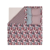 3 Pieces Aleera Ranforce Single Duvet Cover Set 160 x 220 cm - Burgundy