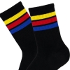 1 Pair Colorful Patterned Men Ankle Socks Asorty ( 37 - 39 ) - Black