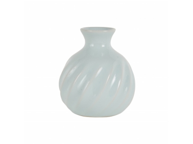 Velma Vase 8.5 x 8.5 x 9.4 cm - Blue