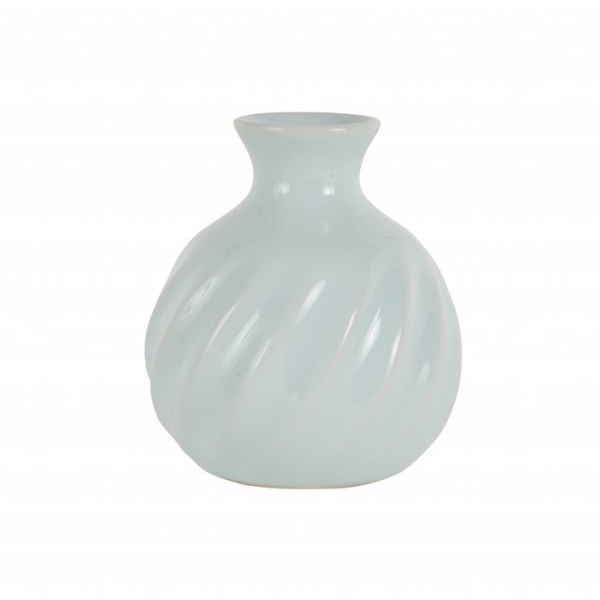 Velma Vase 8.5 x 8.5 x 9.4 cm - Blue