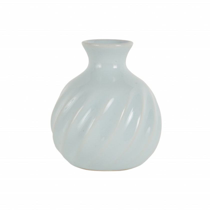 Velma Vase 8.5 x 8.5 x 9.4 cm - Blu..