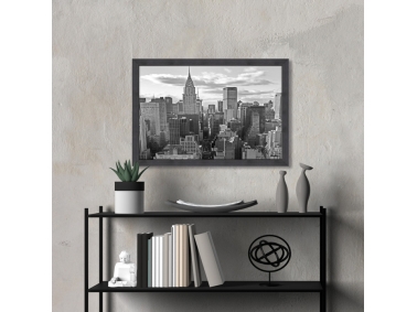 City Decorative Picture 35 x 50 cm - Black / White