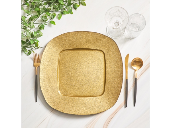 Capri Service Plate 35 cm - Gold