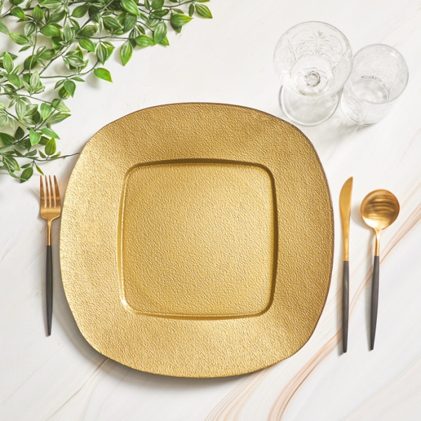 Capri Service Plate 35 cm - Gold