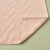 Chevron Cotton Foot Towel 50 x 80 cm - Salmon