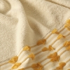 Tassel Cotton Bath Towel 70 x 120 cm - Yellow