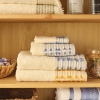 Tassel Cotton Bath Towel 70 x 120 cm - Blue