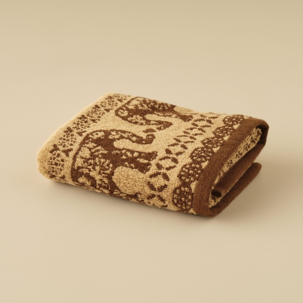 Africana Marlin Cotton Face Towel 50 x 75 cm - Brown