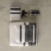 Melange Cotton Face Towel 50 x 75 cm - Black