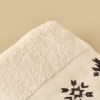 Ethnic Cotton Face Towel 50 x 75 cm - Cream