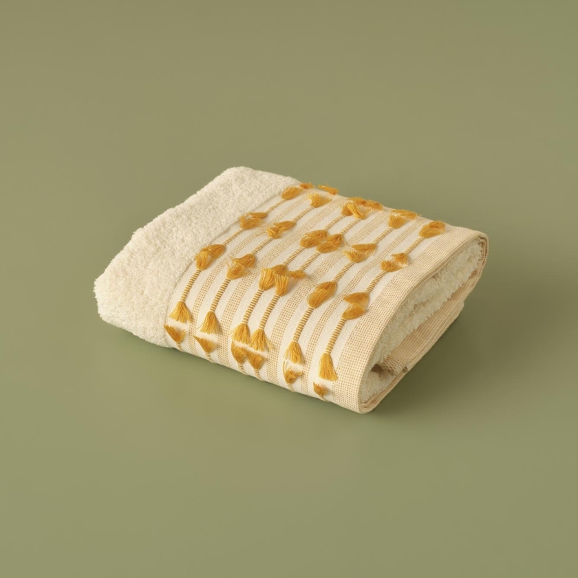 Tassel Cotton Face Towel 50 x 75 cm..