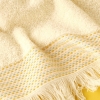 Stitch Stripes Cotton Face Towel 50 x 75 cm - Salmon