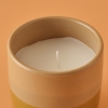 Avocado Milk Scented Candle 9 x 9 x 9 cm ( 470 gr ) - Yellow