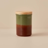 Asgard Stoneware Storage Container 13 x 9 cm - Green