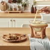 4 Pieces Choco Fondue Set 14 x 17 cm - Brown