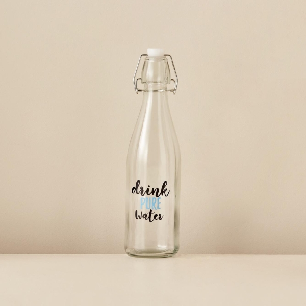 Drink Pure Water Bottle 500 ml - Transparent