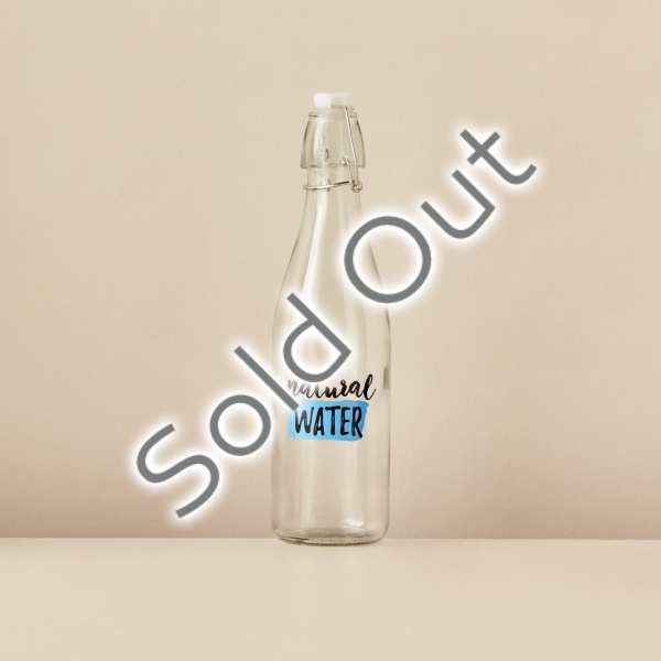 Natural Water Bottle 500 ml - Transparent