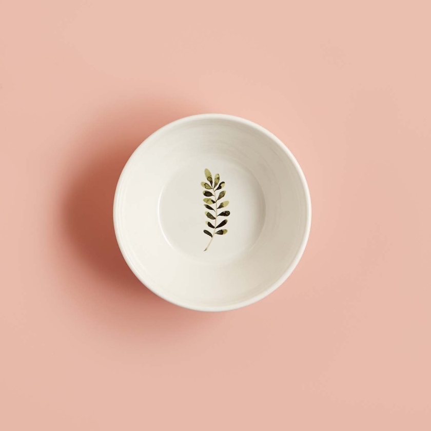 Leaf Ceramic Soup Bowl 14 cm ( 360 ..