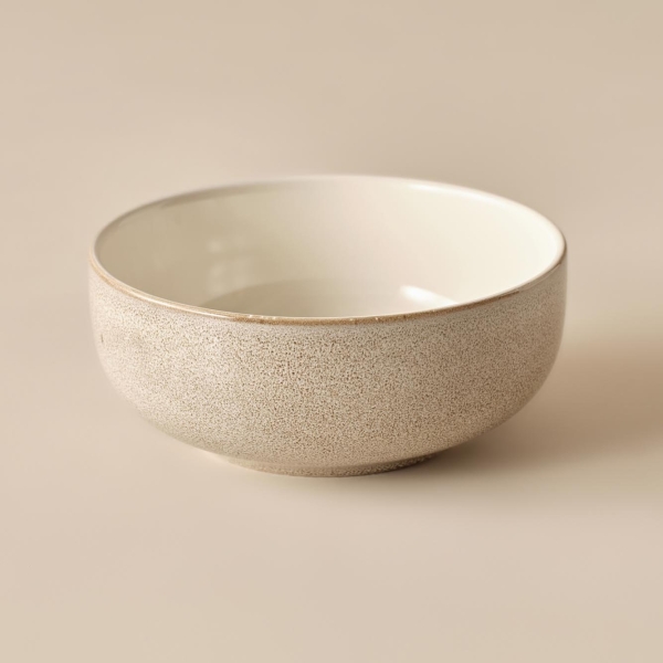 Glaze Stoneware Bowl 15 cm ( 600 ml ) - Grey